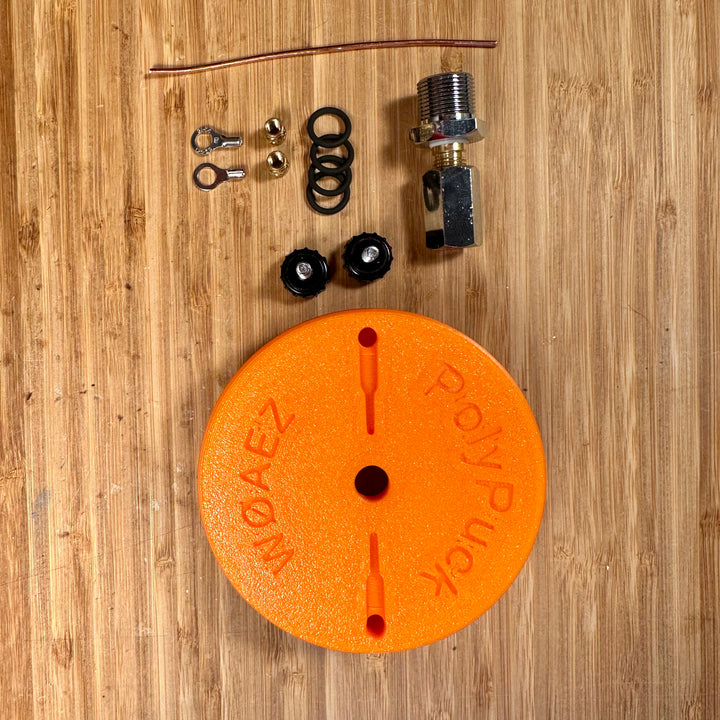 PolyPuck v3 KIT | DIY KIT | Versatile Vertical Mount | Easy Ground Radials | Rugged and Ultra-Light