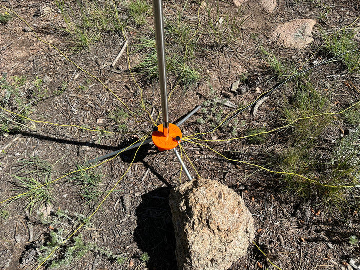 PolyPuck v3 | Versatile Vertical Mount | Easy Ground Radials | Rugged and Ultra-Light