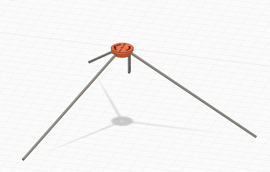 PolyPuck v3 | Versatile Vertical Mount | Easy Ground Radials | Rugged and Ultra-Light