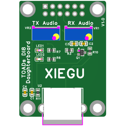 TOADs DI8 Daughterboard